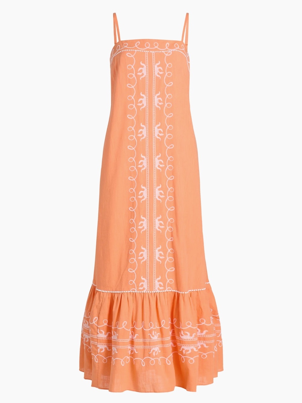 NWOT Lilly Pulitzer Linen Rozalie Dress Size 12 in Papaya Frond Fantasy - Picture 3 of 6